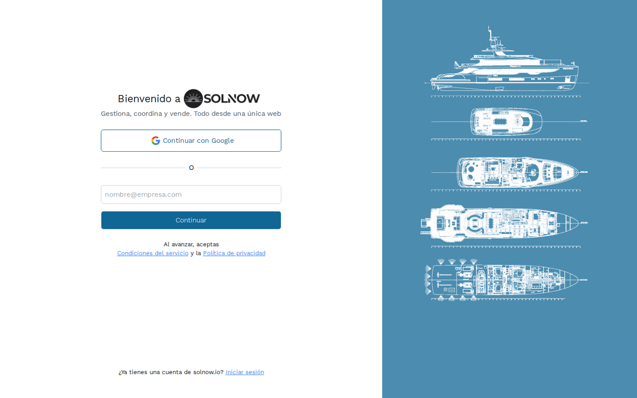 Widget público de SolNow — vista de escritorio